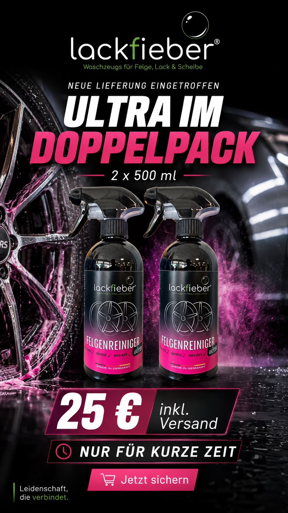 Felgenreiniger Ultra 0,5l Doppelpack