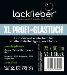 Lackfieber XL Profi-Glastuch BLACK WEEK