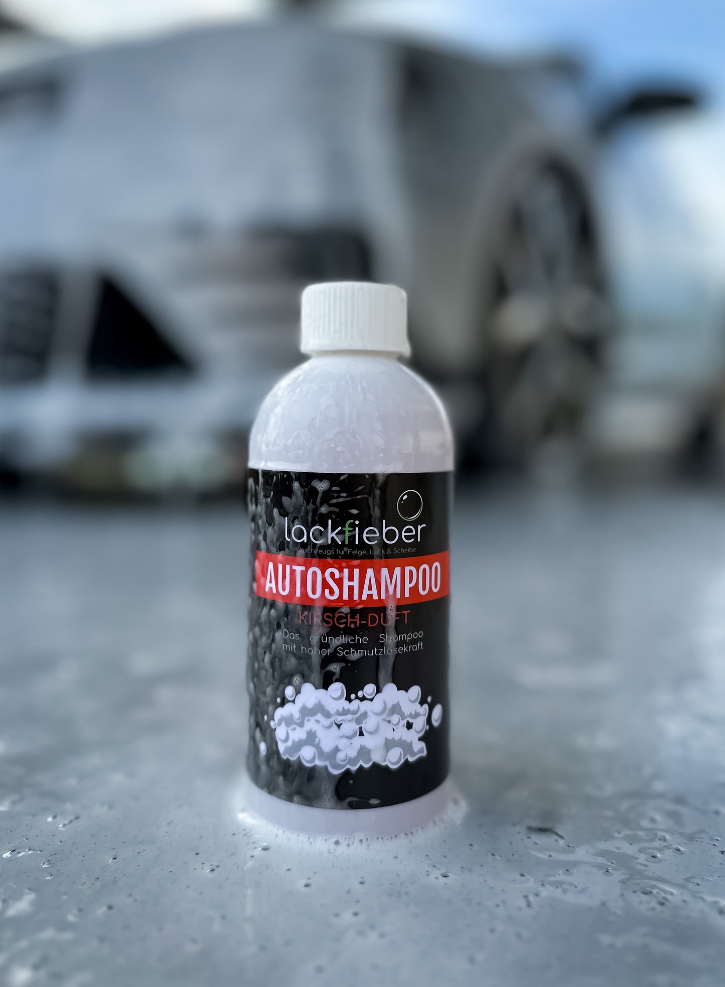 Autoshampoo ohne Wachs mit Kirsch-Duft 0,5l